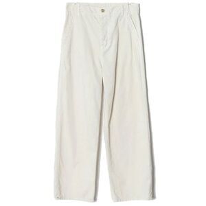 Xirena Baylor Twill Cotton High Rise Straight Trouser Pant